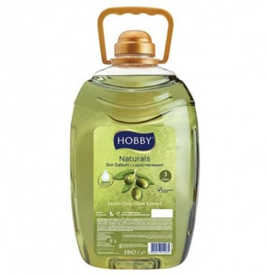 مایع دستشویی رایحه زیتون هوبی 3 لیتری HOBBY
